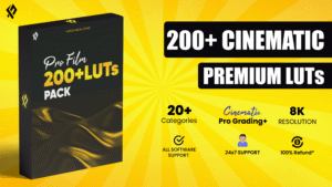 Noxonmedia Pro Film 200+ Cinematic LUTs Pack