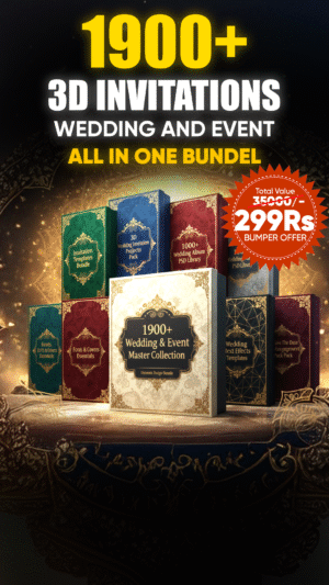 1900+ Premium Invitations & Wedding & Event Projects – All-in-One Pack